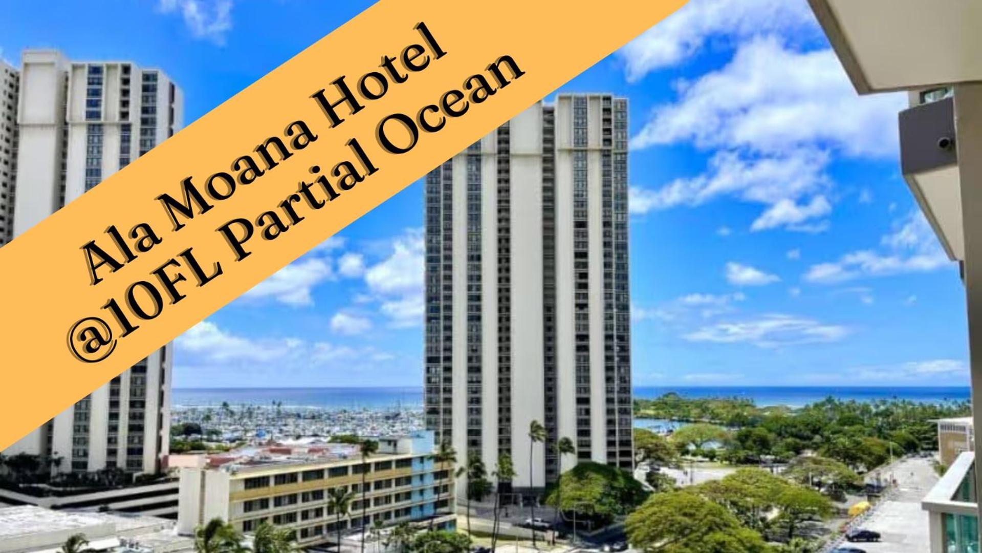 Ala Moana Hotel 10Th Fl R4 Partial Ocean 2Beds 4Person Honolulu Exterior photo